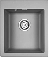 Кухонная мойка Paulmark LEER PM104249-GRM кварцевая серый металлик Кухонная мойка Paulmark LEER PM104249-GRM кварцевая серый металлик