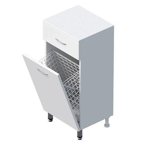 Тумба Onika Каприз 40 см 404014 напольный, белый, с бельевой корзиной Тумба Onika Каприз 40 см 404014 напольный, белый, с бельевой корзиной