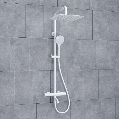 Душевая система WasserKRAFT A188.163.155.WM Thermo с термостатом белый Душевая система WasserKRAFT A188.163.155.WM Thermo с термостатом белый