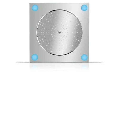 Верхний душ GROHE F-digital deluxe, хром (27865000) со встроенным источником света Верхний душ GROHE F-digital deluxe, хром (27865000) со встроенным источником света