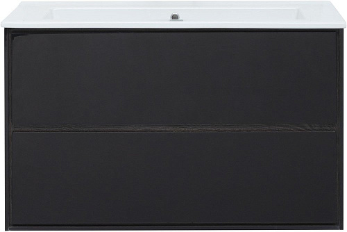 Тумба под раковину Aquanet Милан 105 черный глянец 00316690 Тумба под раковину Aquanet Милан 105 черный глянец 00316690