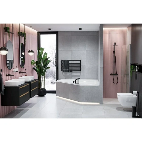 Смеситель для раковины EXCELLENT Pi AREX.1214BL (черный мат) скрытого монтажа Смеситель для раковины EXCELLENT Pi AREX.1214BL (черный мат) скрытого монтажа