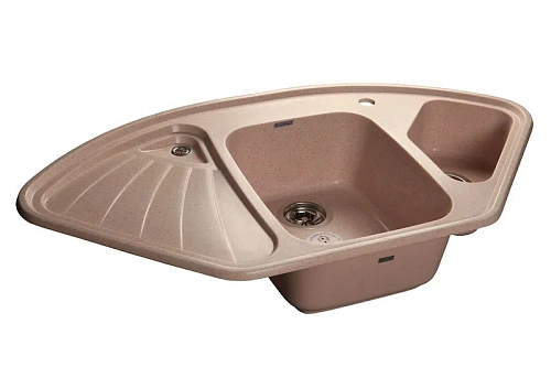 Кухонная мойка GranFest Corner C-1040 E св-роз светло-розовый Кухонная мойка GranFest Corner C-1040 E св-роз светло-розовый