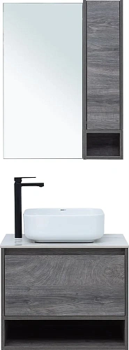 Комплект мебели STWORKI Карлстад 60 дуб рошелье, монте тиберио, с отверстием под смеситель в столешн 425174 Комплект мебели STWORKI Карлстад 60 дуб рошелье, монте тиберио, с отверстием под смеситель в столешн 425174