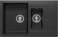 Кухонная мойка Polygran BRIG-770 №16 Черн 621404 Кухонная мойка Polygran BRIG-770 №16 Черн 621404