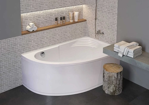 Акриловая ванна Roca Merida 170x100 асимметричная правая белая 248645000 Акриловая ванна Roca Merida 170x100 асимметричная правая белая 248645000