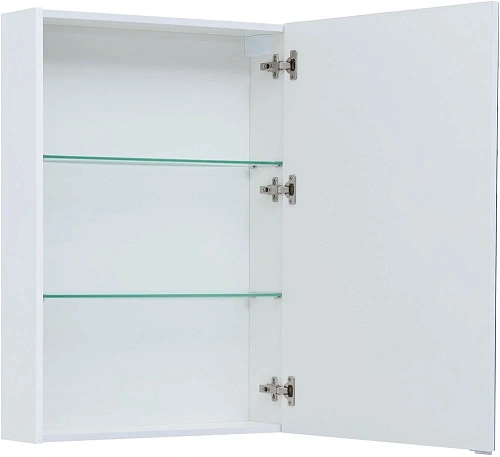 Зеркальный шкаф Aquanet Алвита New 60 Белый матовый 00277538 Зеркальный шкаф Aquanet Алвита New 60 Белый матовый 00277538