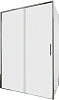 Душевой уголок Aquanet Pleasure Evo 130x100 AE65-130x100-CT профиль хром, прозрачное стекло