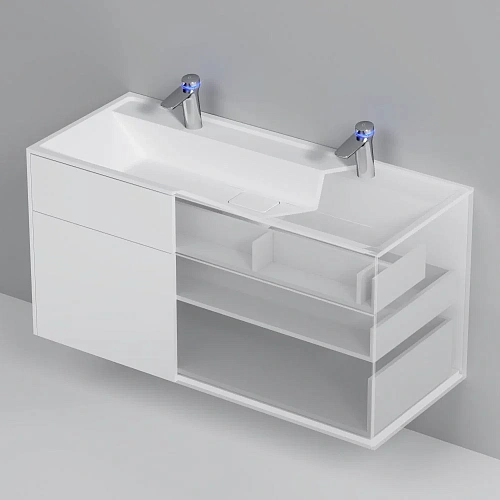 Тумба под раковину AM.PM Inspire V2.0 M50AFHX1203WM подвесная, 120 см, push-to-open, белый матов Тумба под раковину AM.PM Inspire V2.0 M50AFHX1203WM подвесная, 120 см, push-to-open, белый матов