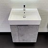 Тумба с раковиной Comforty Асти-60П 00-00019191 подвесная бетон светлый раковина CF3WL032 Тумба с раковиной Comforty Асти-60П 00-00019191 подвесная бетон светлый раковина CF3WL032