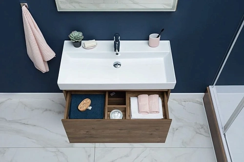 Комплект мебели Aquanet Nova Lite 90 дуб рустикальный (1 ящик) 00254219 Комплект мебели Aquanet Nova Lite 90 дуб рустикальный (1 ящик) 00254219