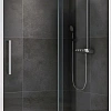 Душевая дверь ABBER Schwarzer Diamant AG30100H 100 см универсальная, профиль хром, стекло прозрачное Душевая дверь ABBER Schwarzer Diamant AG30100H 100 см универсальная, профиль хром, стекло прозрачное