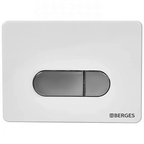 Комплект унитаза BERGES ALBIT S с инсталляцией NOVUM, кнопкой D7 белой/хром глянец, сидение дюроплас 042441 Комплект унитаза BERGES ALBIT S с инсталляцией NOVUM, кнопкой D7 белой/хром глянец, сидение дюроплас 042441