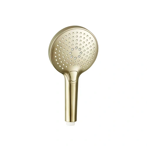 Душевая лейка AQUAme AQM8510BG 120 мм, 3 режима, золото шлифованное Душевая лейка AQUAme AQM8510BG 120 мм, 3 режима, золото шлифованное