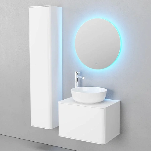 Зеркало STWORKI Ноттвиль 60 с подсветкой, сенсор на зеркале, круглое, настенное, российское 414352 Зеркало STWORKI Ноттвиль 60 с подсветкой, сенсор на зеркале, круглое, настенное, российское 414352