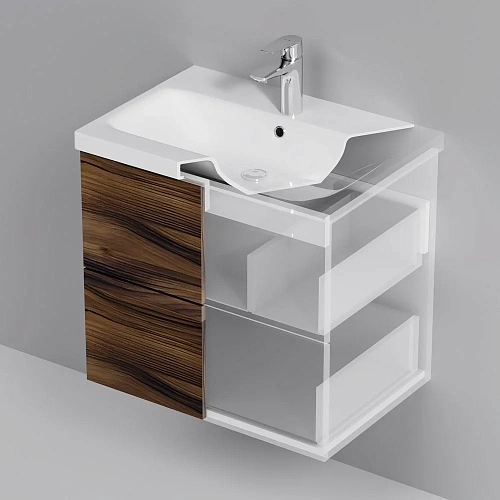 Тумба под раковину AM.PM Gem M90FHX0602HF подвесная, 60 см, орех Тумба под раковину AM.PM Gem M90FHX0602HF подвесная, 60 см, орех