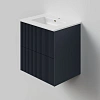 Тумба под раковину La Fenice Terra Twin Blu Grigio 60 см FNC-01-TER-BG-60-2 синяя матовая