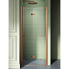 Картинка анонса товара «душевая дверь new trendy new soleo copper brushed l 90x195 d-0503a (брашированная медь)»