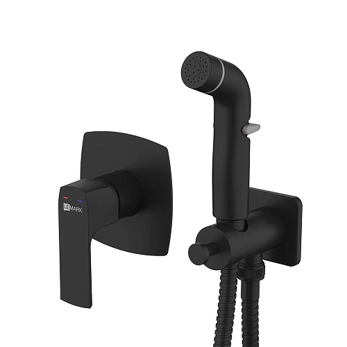 Гигиенический душ Lemark Ursus LM7219BL, встраиваемый, черный Гигиенический душ Lemark Ursus LM7219BL, встраиваемый, черный