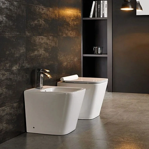 Биде напольное CeramaLux NS-3370 белый Биде напольное CeramaLux NS-3370 белый