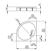 Душевой поддон Radaway Patmos A800 Compact 4S88155-05 80x80 Душевой поддон Radaway Patmos A800 Compact 4S88155-05 80x80