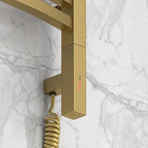 Полотенцесушитель электрический Сунержа Аркус 3.0 1000х400 МЭМ правый 032-5705-1040 Матовое золото Полотенцесушитель электрический Сунержа Аркус 3.0 1000х400 МЭМ правый 032-5705-1040 Матовое золото