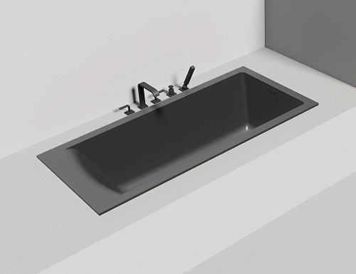 Ванна из искусственного камня Salini CASCATA KIT 170x75 покраска по RAL полностью 104313GF S-Sense Ванна из искусственного камня Salini CASCATA KIT 170x75 покраска по RAL полностью 104313GF S-Sense