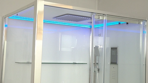 Душевая кабина Timo Premium HELMA (90x120x220) H-520R-T-CH/C стульчик прозрачный Душевая кабина Timo Premium HELMA (90x120x220) H-520R-T-CH/C стульчик прозрачный