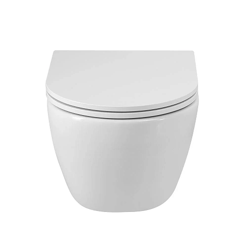 Унитаз подвесной CEZARES RELAX CZR-38088-49-TH-TOR/SC безободковый с сиденьем Унитаз подвесной CEZARES RELAX CZR-38088-49-TH-TOR/SC безободковый с сиденьем