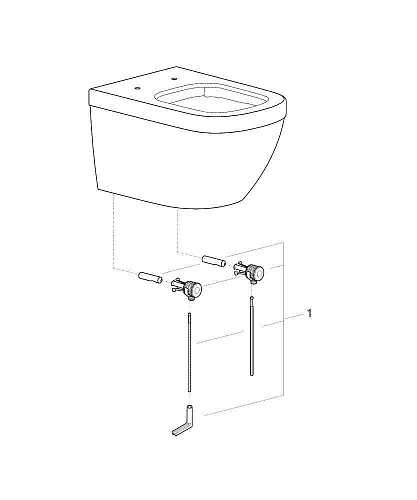 Унитаз подвесной GROHE Euro Ceramic (39328000) без сиденья альпин-белый Унитаз подвесной GROHE Euro Ceramic (39328000) без сиденья альпин-белый