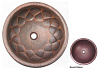 Картинка анонса товара «раковина медная bronze de luxe r103, цвет - desert rose (пустынная роза), 42 х 42 х 15 см r103_desert_rose»