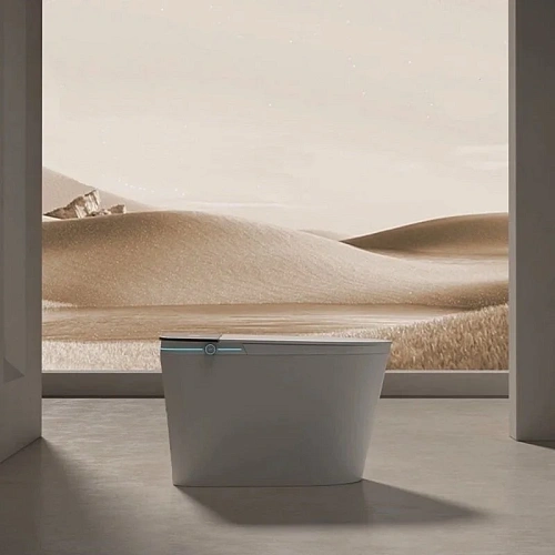 Унитаз напольный Ceruttispa ESTER Smart CT10617 с дистанционным управлением, сиденье микролифт Унитаз напольный Ceruttispa ESTER Smart CT10617 с дистанционным управлением, сиденье микролифт