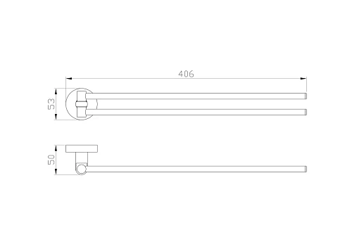 Полотенцедержатель Wonzon & Woghand хром (WW-8131) Полотенцедержатель Wonzon & Woghand хром (WW-8131)
