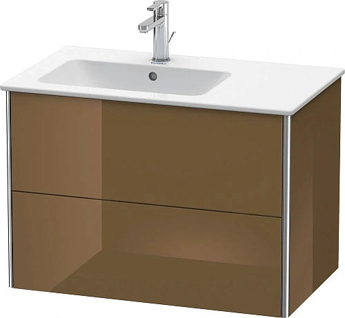 Тумба под раковину Duravit XSquare XS417606161 подвесная 81 см Коричнево-оливковый глянцевый Тумба под раковину Duravit XSquare XS417606161 подвесная 81 см Коричнево-оливковый глянцевый