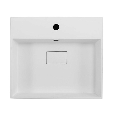 Раковина CEZARES 50262 Bianco белый матовый 510x450 искусственный камень solid surface Раковина CEZARES 50262 Bianco белый матовый 510x450 искусственный камень solid surface