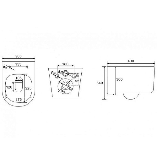 Унитаз подвесной BERGES VENTAS Black Rimless сиденье дюропласт Ventas Slim SO, микролифт, быстросъём 082136 Унитаз подвесной BERGES VENTAS Black Rimless сиденье дюропласт Ventas Slim SO, микролифт, быстросъём 082136