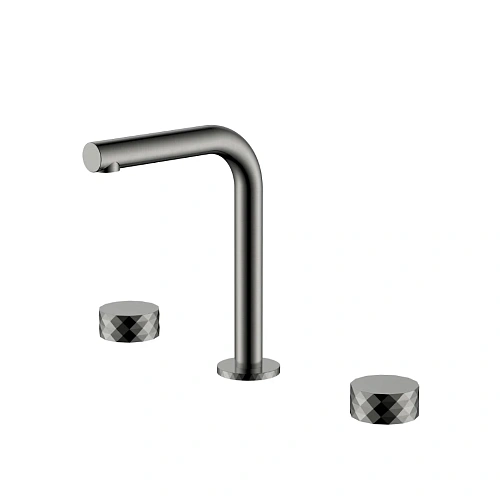 Смеситель для раковины Boheme Stick 152-GM DIAMOND на 3 отверстия Gun Metal Смеситель для раковины Boheme Stick 152-GM DIAMOND на 3 отверстия Gun Metal