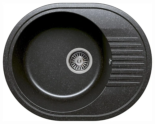 Кухонная мойка Polygran F-22 №16, черная F-22 №16 (Черн) Кухонная мойка Polygran F-22 №16, черная F-22 №16 (Черн)