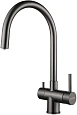 Смеситель для кухни Paulmark Heller, вороненая сталь, He213218-GM Смеситель для кухни Paulmark Heller, вороненая сталь, He213218-GM