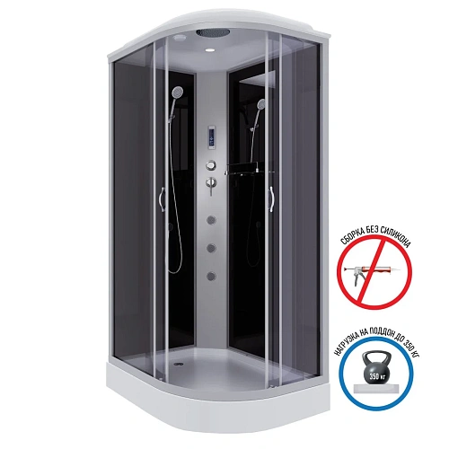 Душевая кабина Niagara Classic NG-3512-14LF (1200х800х2150) низкий поддон (13см) стекло тонированное 35121433LF Душевая кабина Niagara Classic NG-3512-14LF (1200х800х2150) низкий поддон (13см) стекло тонированное 35121433LF