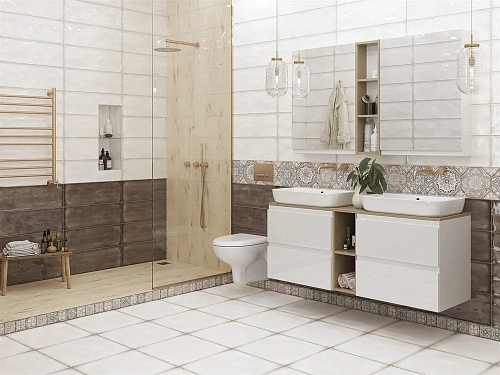 Вставка Cersanit Majolica многоцветный 19,8x59,8 MA2S451 Вставка Cersanit Majolica многоцветный 19,8x59,8 MA2S451