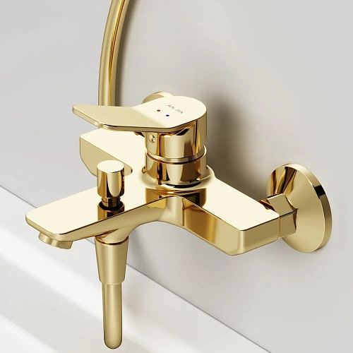 Смеситель для ванны AM.PM X-Joy F85A10099 золото Смеситель для ванны AM.PM X-Joy F85A10099 золото