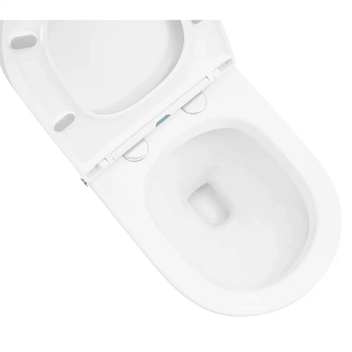 Унитаз подвесной ABBER Bequem AC1108P белый с импульсным смывом Унитаз подвесной ABBER Bequem AC1108P белый с импульсным смывом