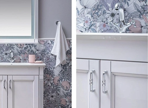 Комплект мебели Aquanet Селена 90 белый/серебро 00233126 Комплект мебели Aquanet Селена 90 белый/серебро 00233126