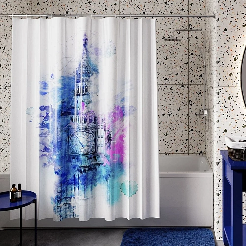 Штора для ванны WasserKRAFT Lossa SC-81103 мультицвет Штора для ванны WasserKRAFT Lossa SC-81103 мультицвет