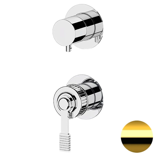 Смеситель для душа Remer Atelier AL92PWBDO, золото глянцевое Смеситель для душа Remer Atelier AL92PWBDO, золото глянцевое