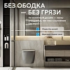 Унитаз подвесной ABBER Bequem AC1101TMG серый матовый, безободковый, смыв торнадо Унитаз подвесной ABBER Bequem AC1101TMG серый матовый, безободковый, смыв торнадо