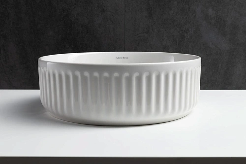 Раковина Allen Brau Fantasy Line 36 4.11032.20 накладная, белый Раковина Allen Brau Fantasy Line 36 4.11032.20 накладная, белый