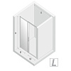 Душевая дверь NEW TRENDY PRIME BLACK 1/L D-0326A (черный) Душевая дверь NEW TRENDY PRIME BLACK 1/L D-0326A (черный)
