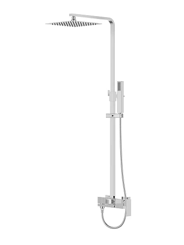 Душевая система Agger Great A2893311 с изливом, хром с декором Душевая система Agger Great A2893311 с изливом, хром с декором